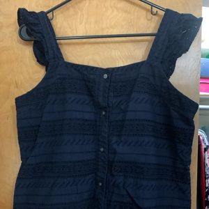 Women’s black tank top